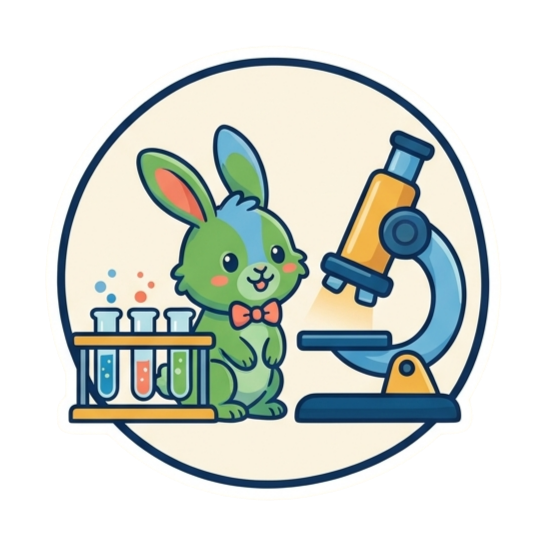 Illustration of test tubes and a microscope for in-house lab testing