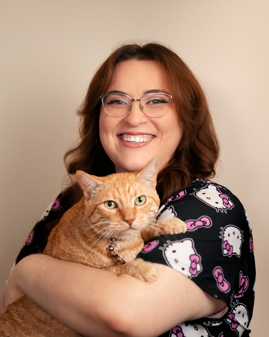 Maria, veterinary technician at Oracle 77 Pet Clinic in Tucson